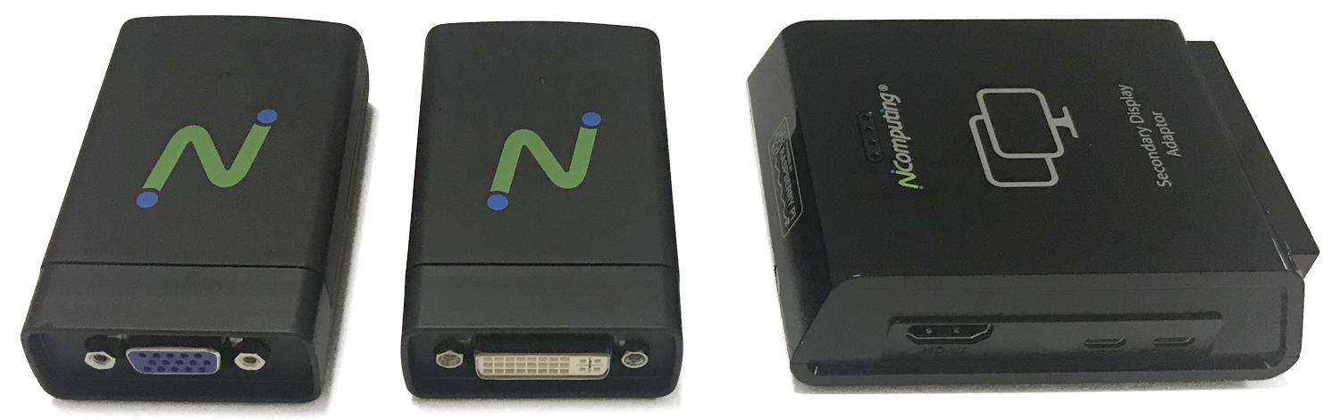 NComputing RX300 VGA, DVI or Pi Zero (HDMI) Secondary Display adapters