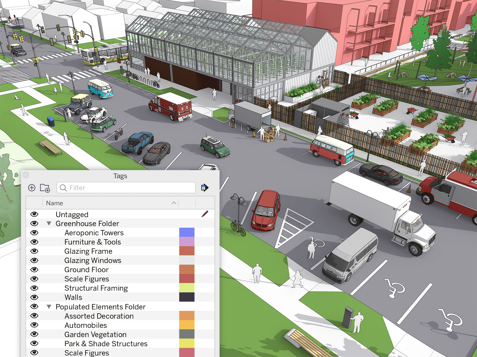 Tag Management in SketchUp