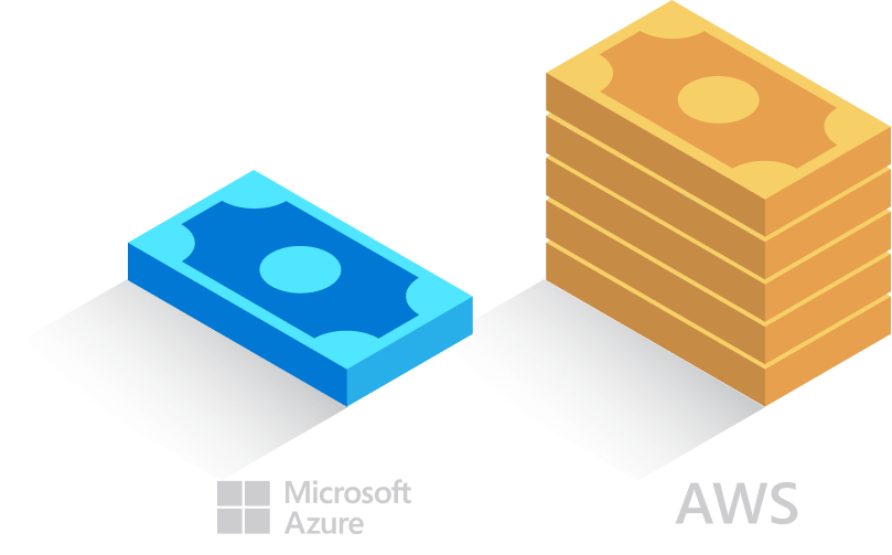 Learn why AWS is 5 times more expensive than Azure