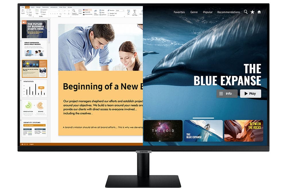 Smart monitor Do it all screen