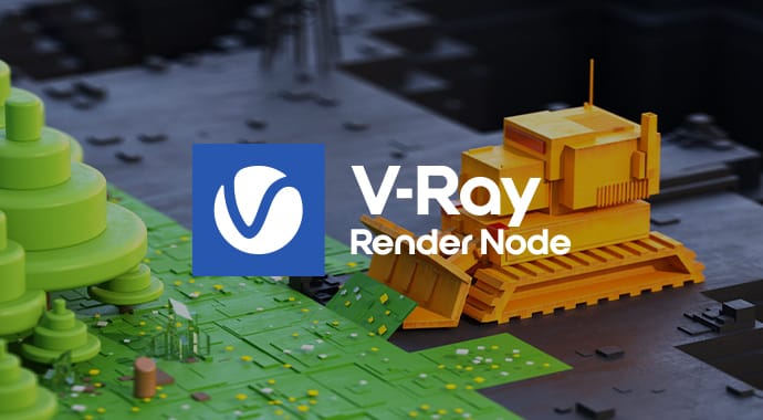 VRay render node