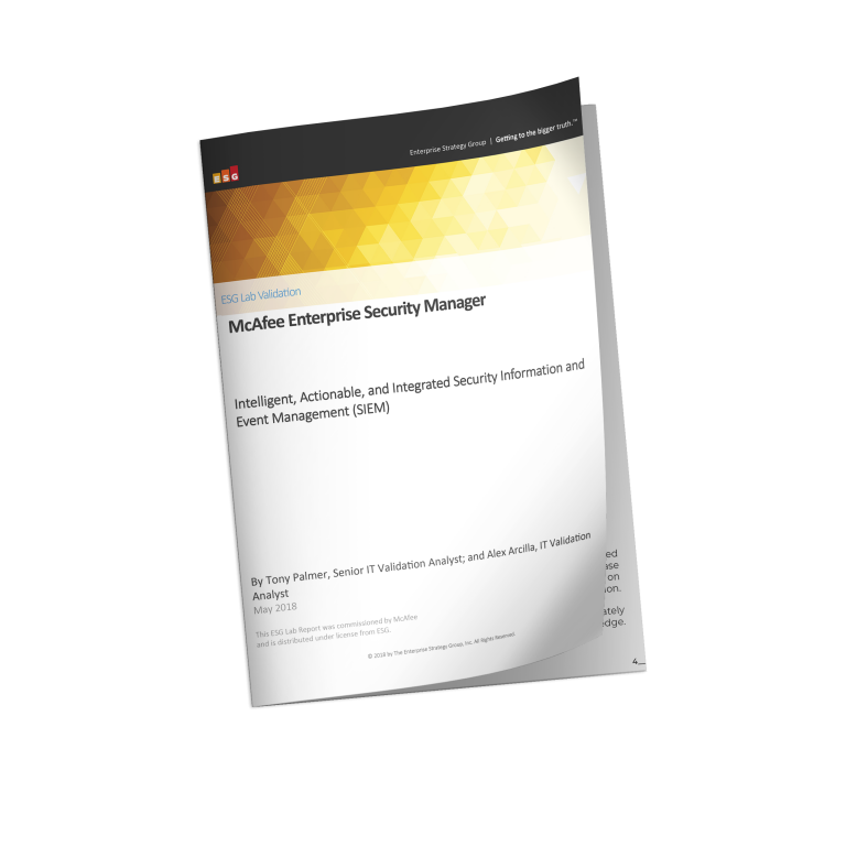 Esg tested mcafee enterprise security manager wordtext systems inc 