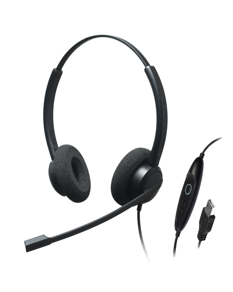 Addasound binaural Crystal SR2732 USB headset