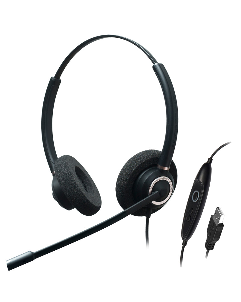 Addasound binaural Crystal SR2832 USB headset