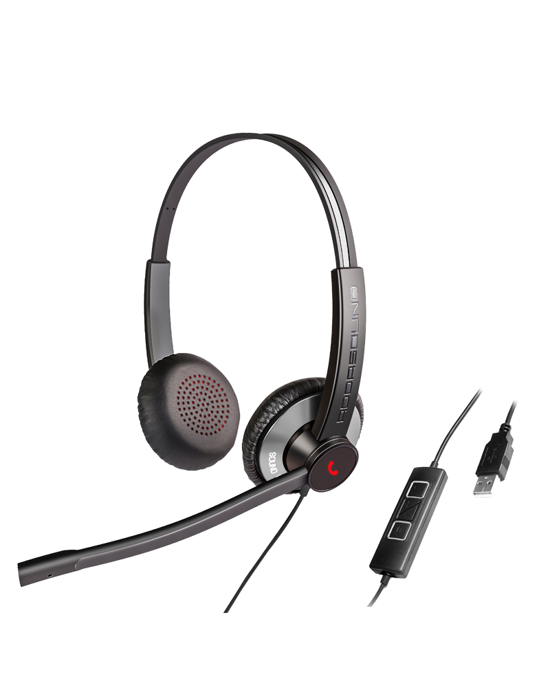 Gray Addasound EPIC 512 binaural USB headset