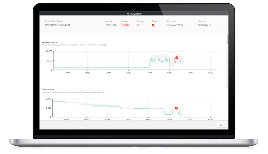 BMC Helix Monitor Multivariate Anomaly Detection