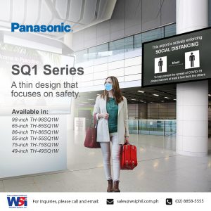 Panasonic Digital Signage (EQ1 and SQ1 Series) Social Media Posting_Airport