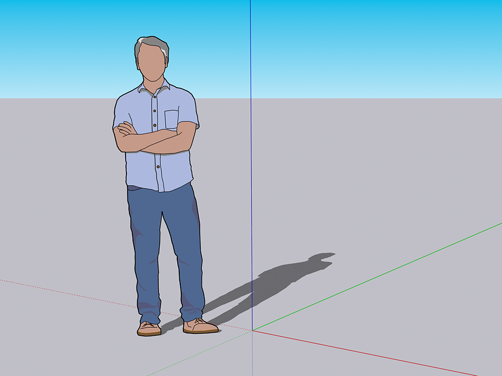 Sketchup 2022 Newest Scale Figure