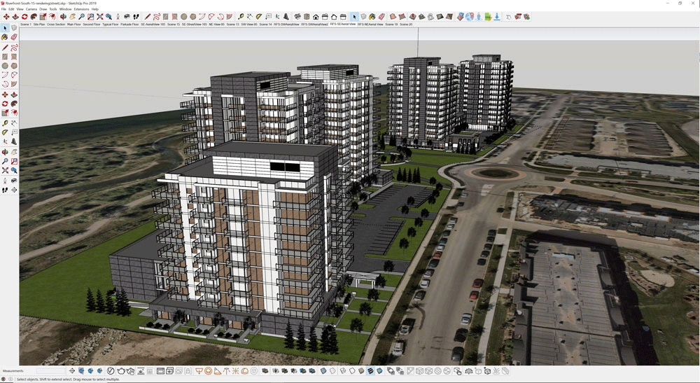 Modeled in SketchUp and rendered using V-Ray.