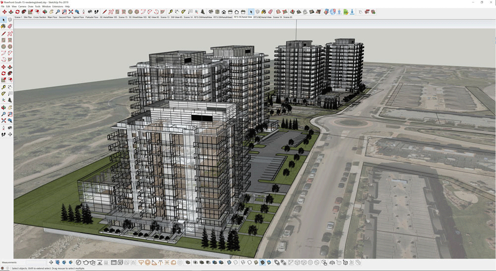 Modeled in SketchUp and rendered using V-Ray.