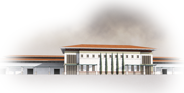 Using custom styles to communicate project details. Project: Military Barracks.