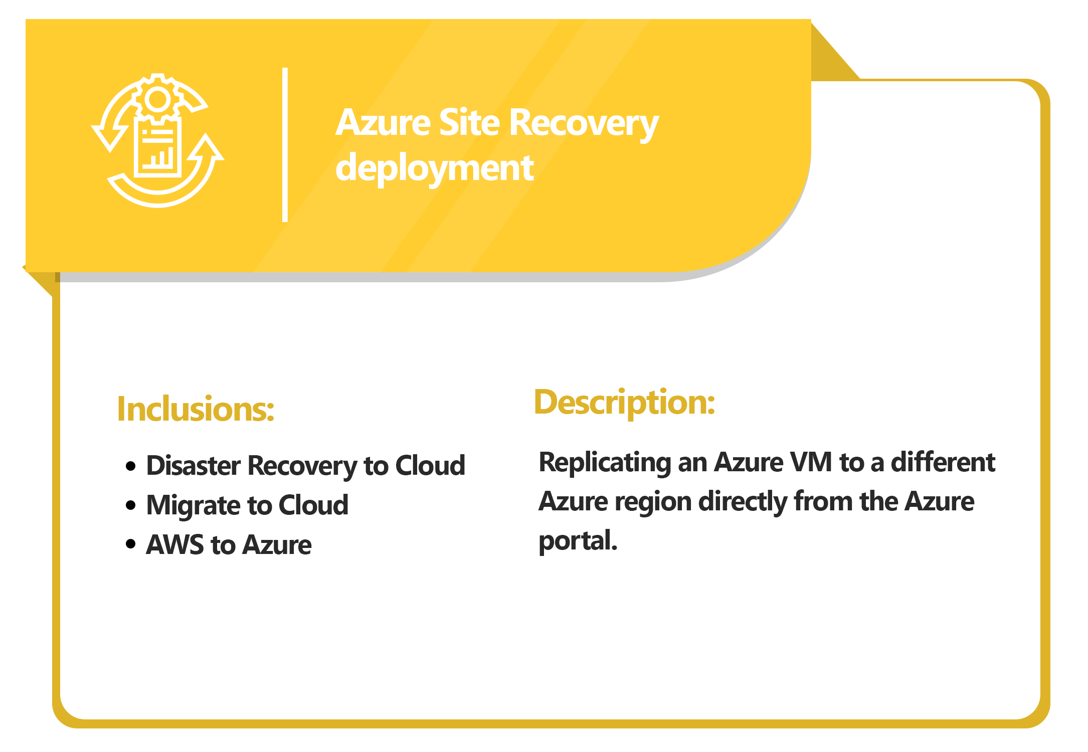 Azure Site Recovery Deployment