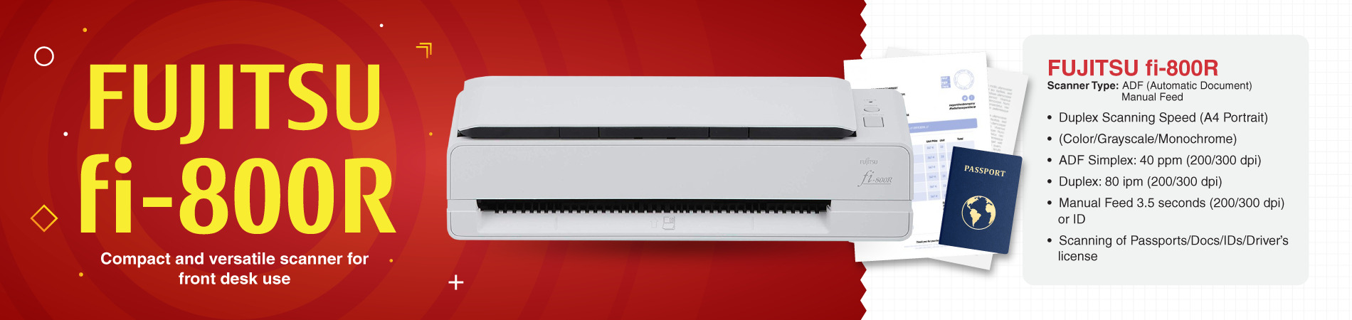 Fujitsu Price Slash Web Banner fi-800R