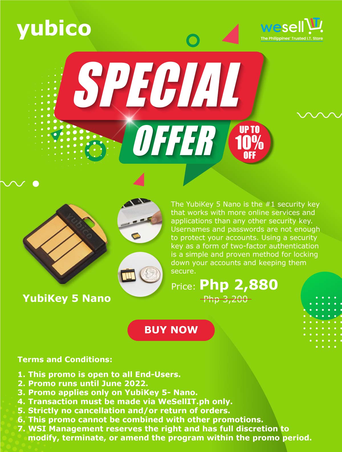 Yubico WesellIT Special Offer