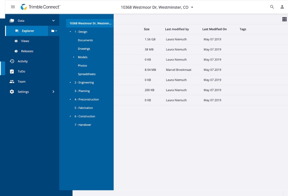 Trimble Unlimited Cloud Storage and Data Sharing