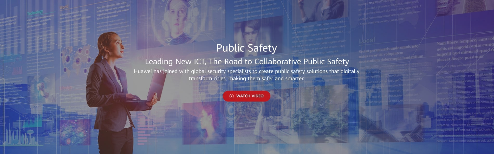 Huawei Public Safety Banner