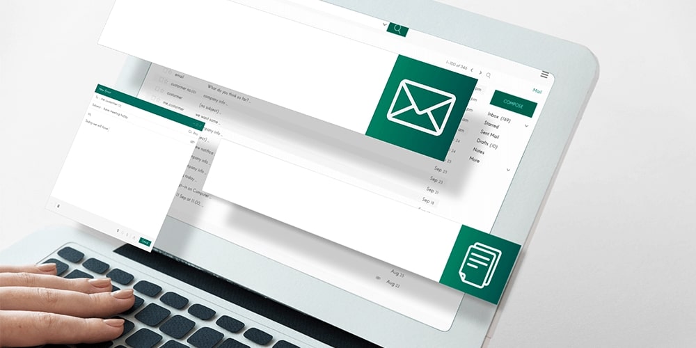 An email or multiple email messages are migrated from one email client to another email client.