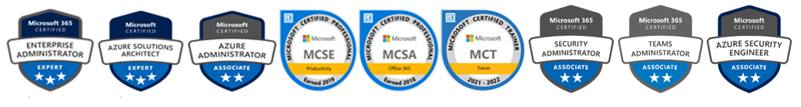 Microsoft Certificates