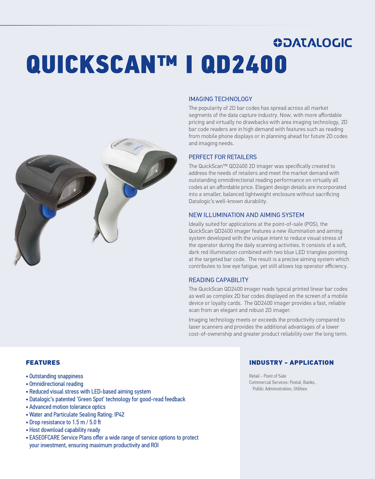 Datalogic Quickscan Lite QD2400