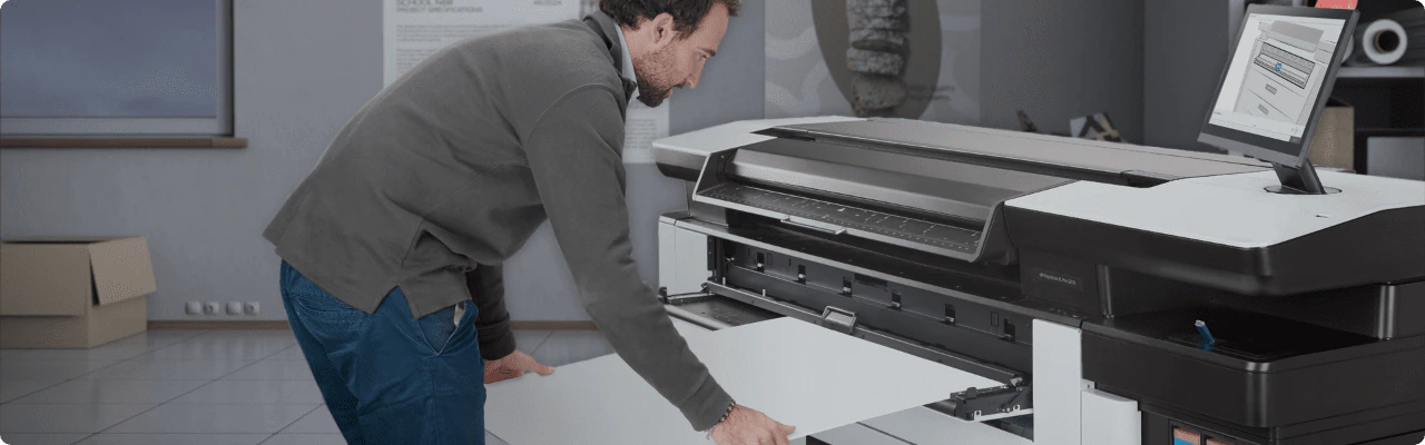 Experience speeds up to 20 D/A1 pages/min1. Deliver full large-format printing projects 2 times faster by printing mixed outputs.
