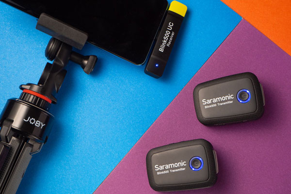 saramonic wireless microphones for vlogging