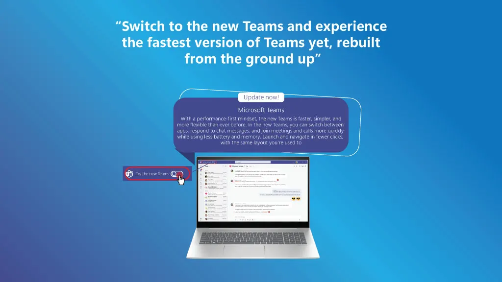 Switch to the new Microsoft Teams